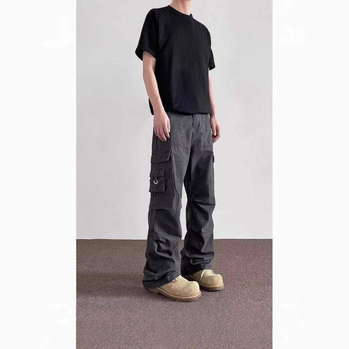 Herren Lässige Oversized Cargo-Hose Echoarchiv