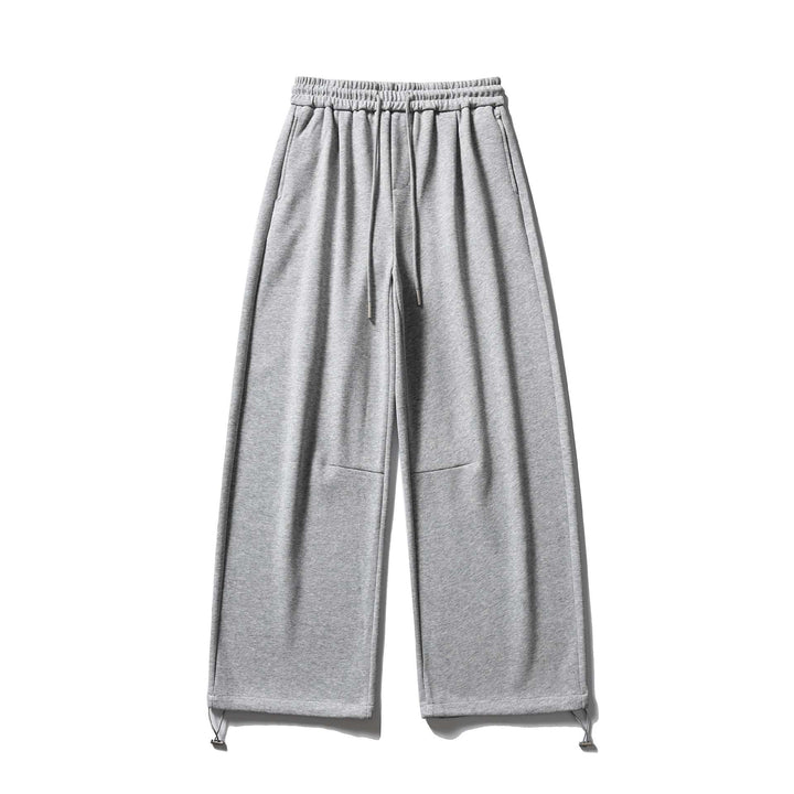 Unisex Weite Sweatpant mit Kordelzug, Kniepatch und verstellbarem Saum Echoarchiv