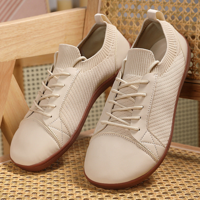 Damen nan gestrickte Schlupfsneaker mit elastischem Schaft und gepolsterter Komfortsohle Echo Archiv