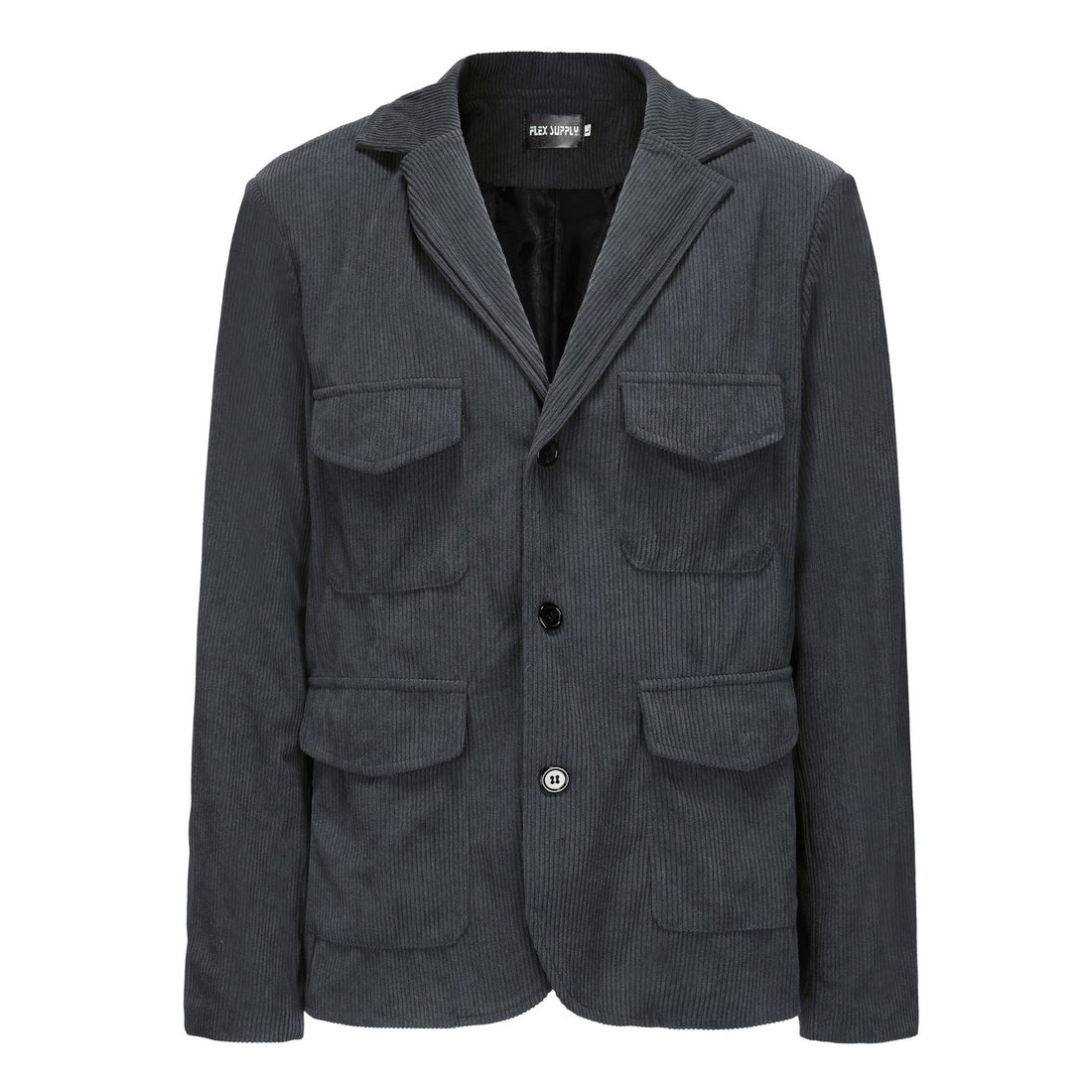 Herren leichte Cordjacke mit praktischen Taschen und modernem Design – Taviero