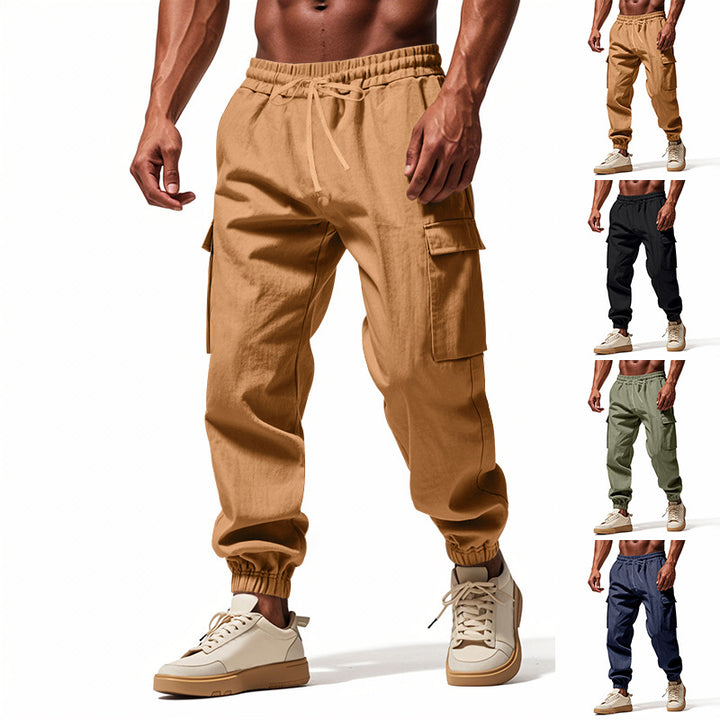 Herren Cargo-Hose mit elastischem Bund und praktischen Seitentaschen Echoarchiv