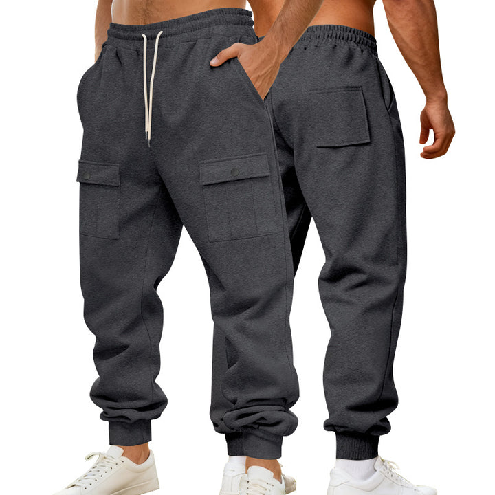 Herren Cargo-Jogginghose mit elastischem Bund und funktionalen Taschen Echoarchiv