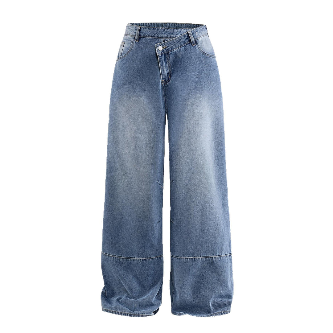 Damen Weite Denim-Hosen Echoarchiv