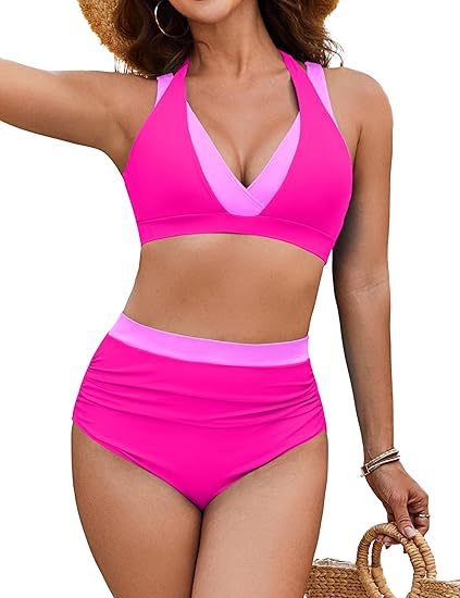Damen Sport-Bikini mit hohem Bund Echo Archiv