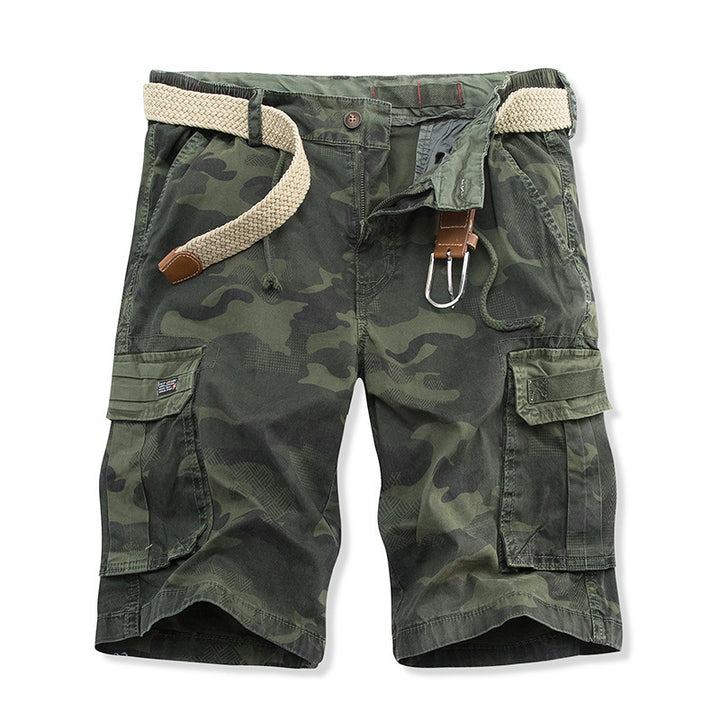 Herren Cargo-Shorts mit mehreren praktischen Taschen und verstellbarem Kordelzug Echoarchiv