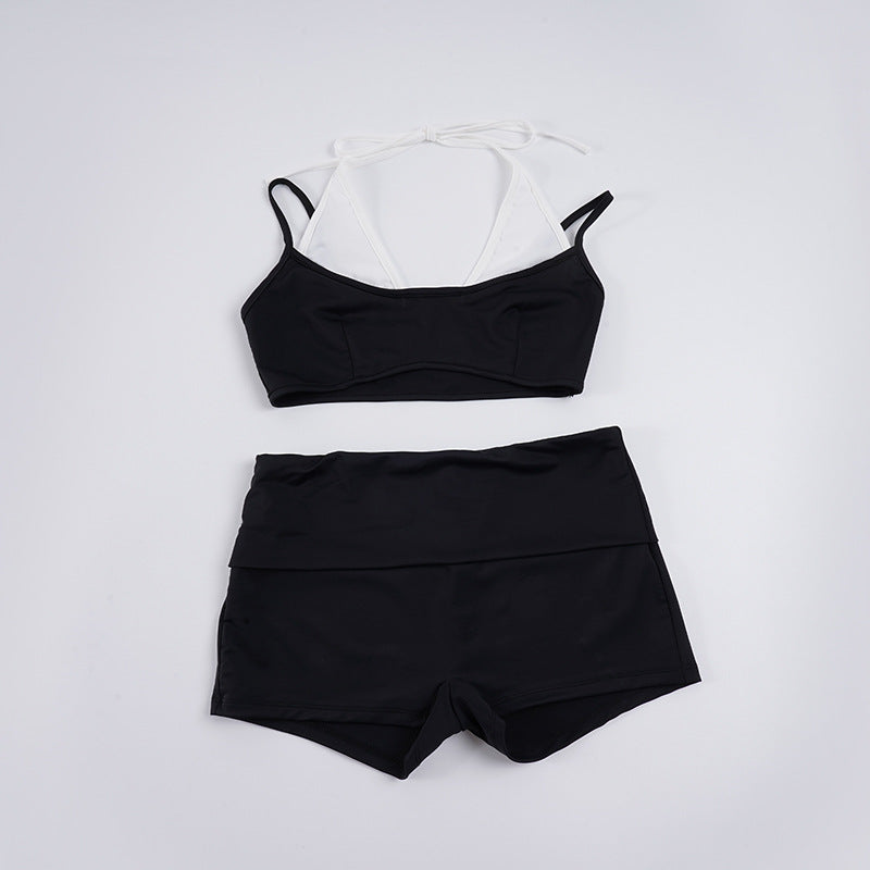 Damen Sportliches Bikini-Set mit hohem Bund und modischem Design Echo Archiv