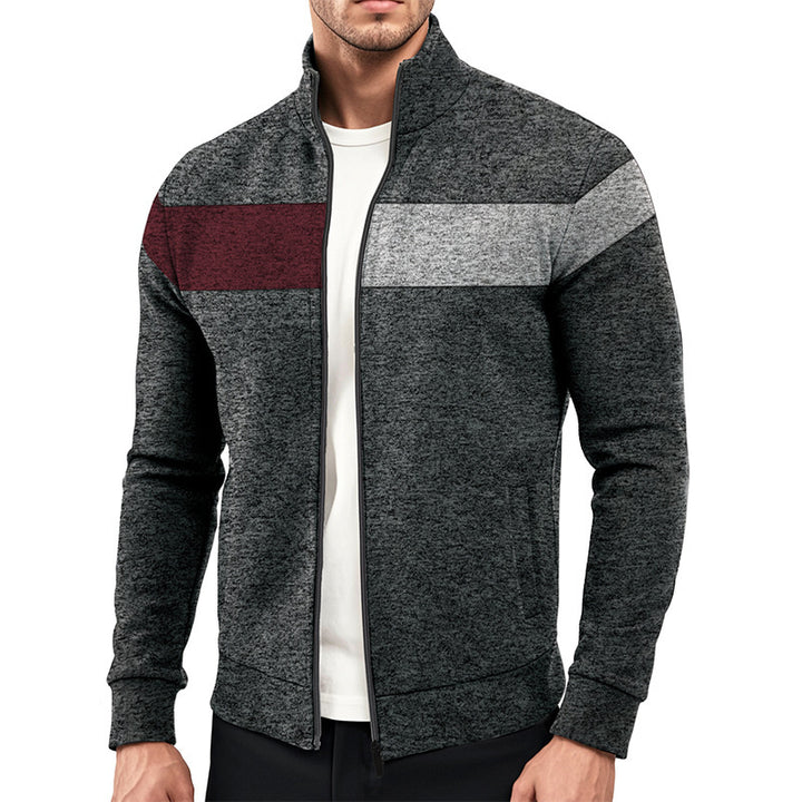 Herren Sportjacke mit modernem Schnitt und funktionalem Reißverschluss Echoarchiv