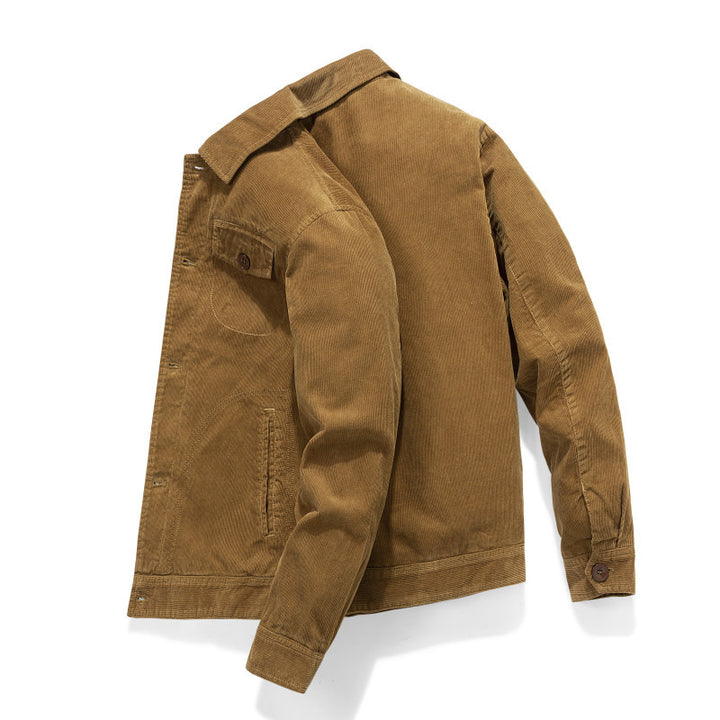 Herren Kordjacke im Worker-Stil mit gesteppter Innenfütterung Echoarchiv