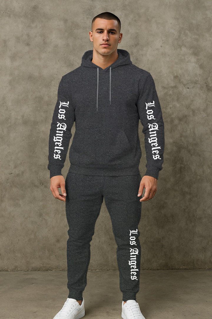 Herren Sportlicher Hoodie- und Jogginghosensatz Echoarchiv