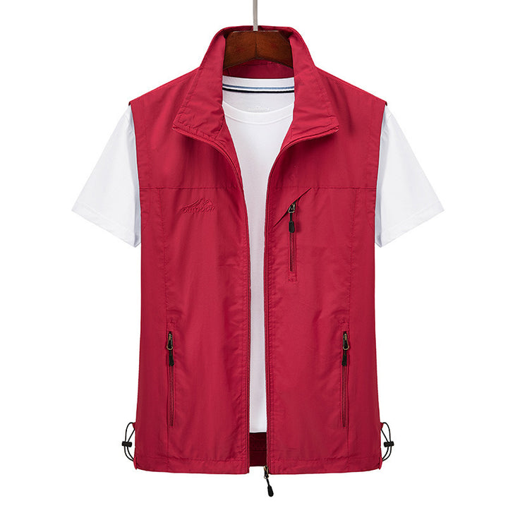 Herren Winddichte Outdoor-Weste Echo Archiv