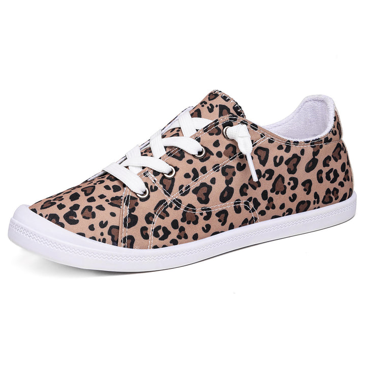 Damen nan klassische Canvas-Sneaker low-top mit verstärkter Gummisohle, Metallösen und gepolstertem Fersenkragen Echo Archiv
