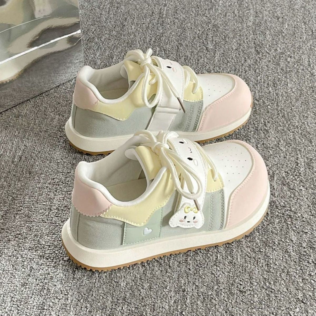 Damen Kindersneaker mit niedlichem Tierdesign und praktischem Klettverschluss Echo Archiv