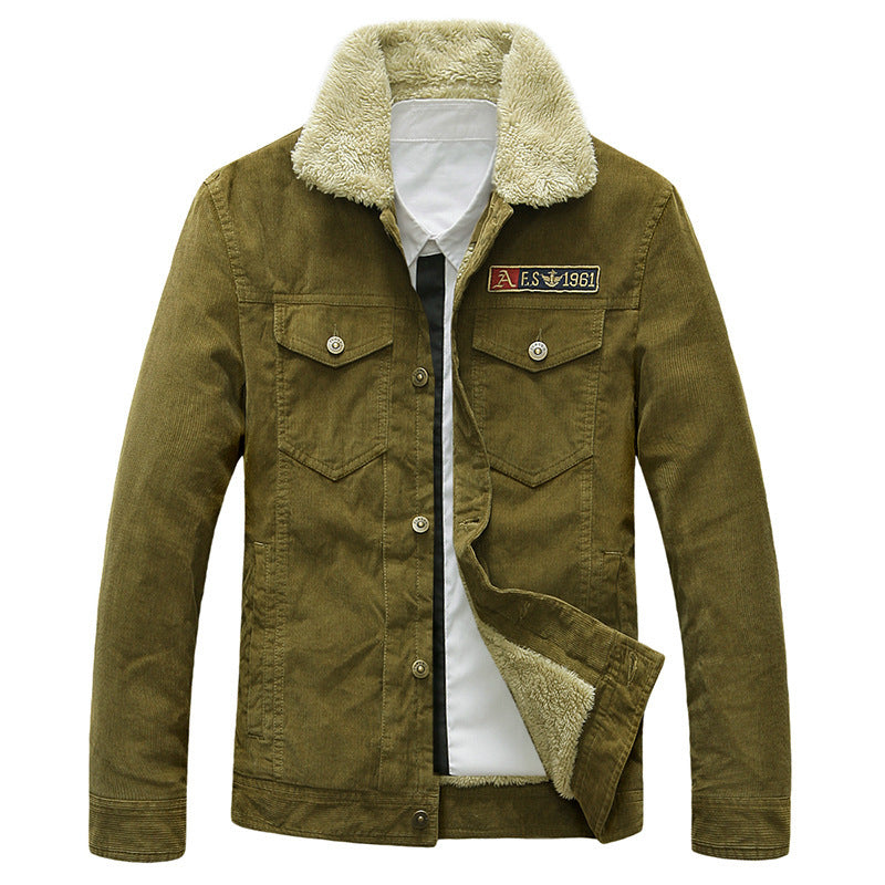 Herren Cordjacke mit weichem Teddy-Futter Echoarchiv