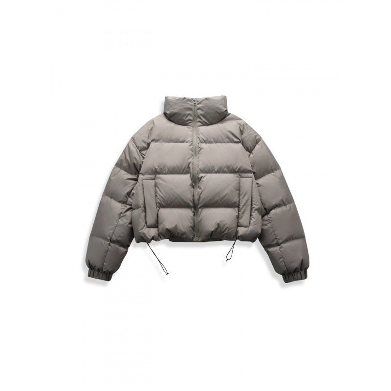 Damen Kurz geschnittene gesteppte Winterjacke im Cropped‑Style mit hohem Stehkragen Echo Archiv