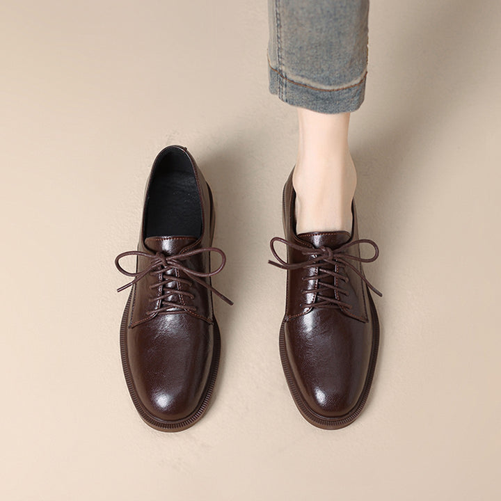 Damen Klassische Schnürschuhe aus Leder – Lioré