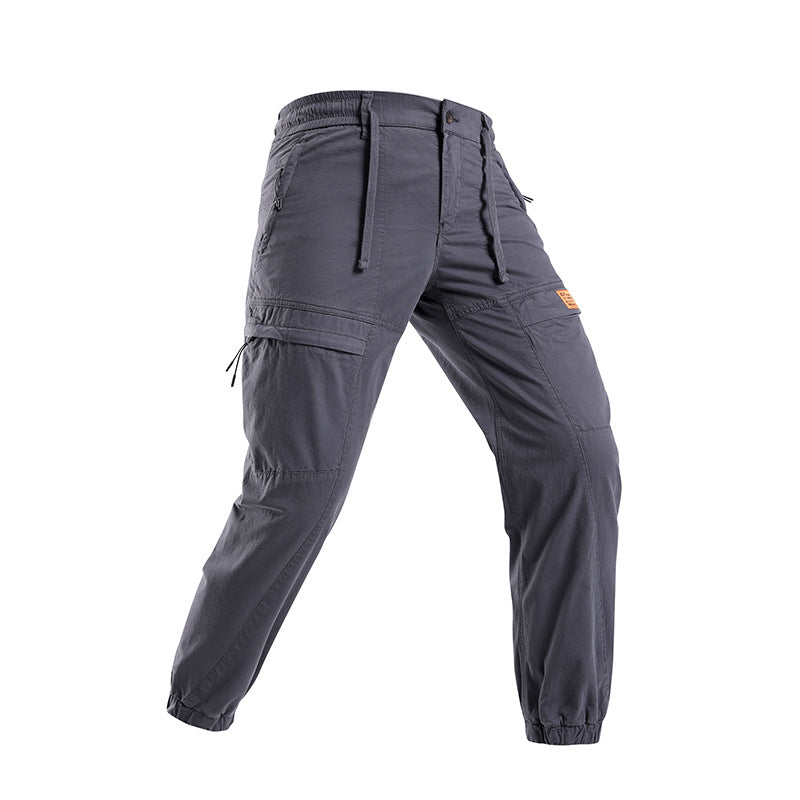 Herren Abenteuer‑Cargojogger aus Ripstop‑Baumwollmix mit Elastischem Bund, Knieeinsätzen und Multifachtaschen Echo Archiv
