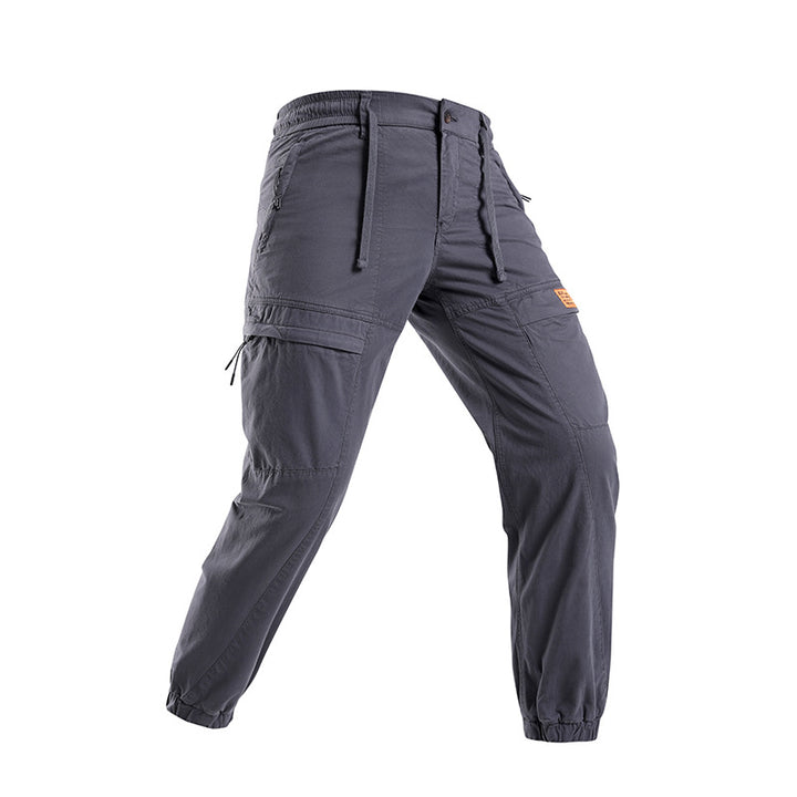 Herren Abenteuer‑Cargojogger aus Ripstop‑Baumwollmix mit Elastischem Bund, Knieeinsätzen und Multifachtaschen Echo Archiv