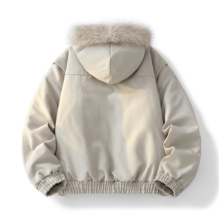 Herren Modische Camouflage-Winterjacke mit abnehmbarer Kapuze Echoarchiv