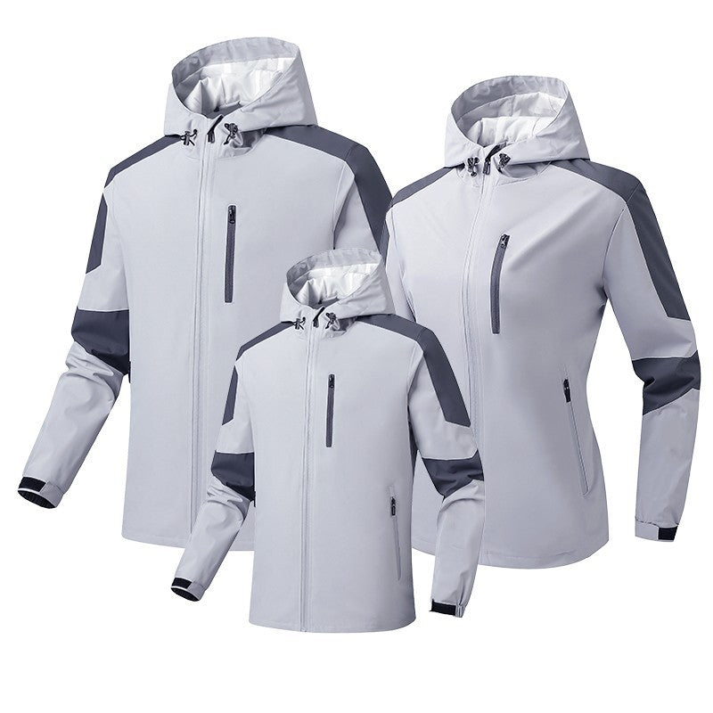 Herren Atmungsaktive Softshell-Trekkingjacke mit Kapuze und wasserdichter Membran – Taviero