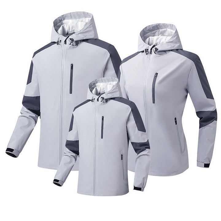 Herren Atmungsaktive Softshell-Trekkingjacke mit Kapuze und wasserdichter Membran – Taviero