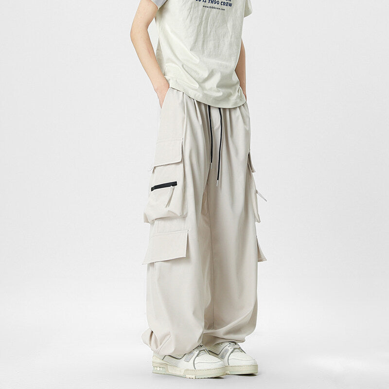 Unisex Cargo-Hose mit praktischen Seitentaschen und elastischem Bund Echoarchiv