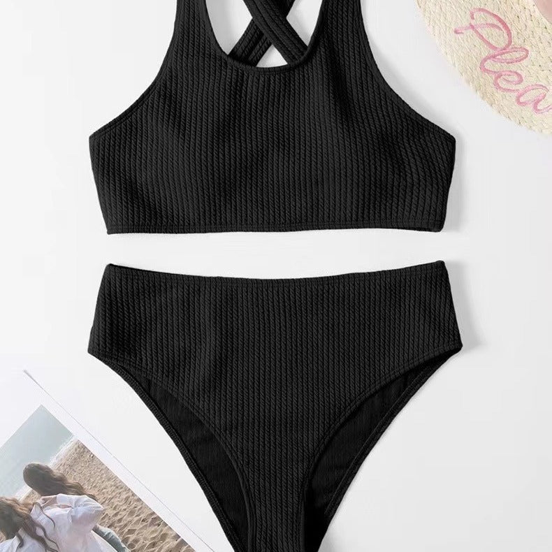 Damen Bikini-Set mit sportlichem und komfortablem Rippdesign Echo Archiv