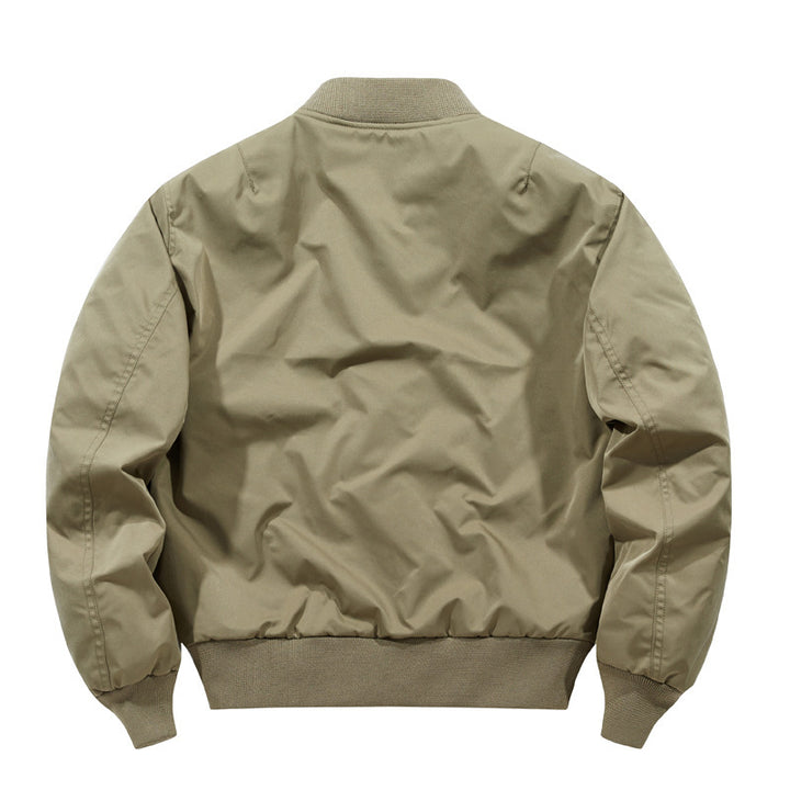 Herren Oversized Nylon‑Bomberjacke mit markanten Klappentaschen und Rippbündchen Echo Archiv