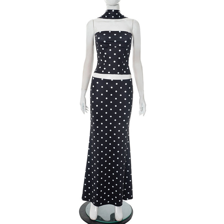 Damen Maxikleid mit figurformendem Stoff und eleganten Leopardenmuster Echo Archiv