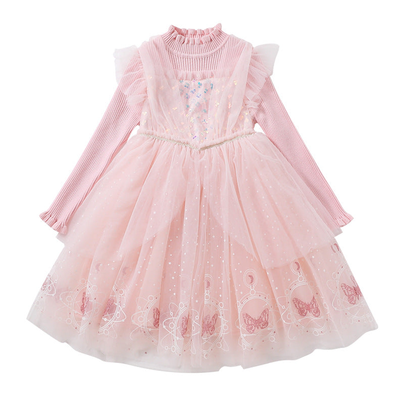 Mädchen Festliches Kleid im Prinzessinnen-Stil Echo Archiv