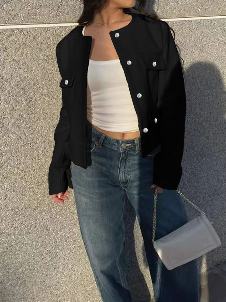 Damen Stilvolle und lässige Kurzjacke Echo Archiv