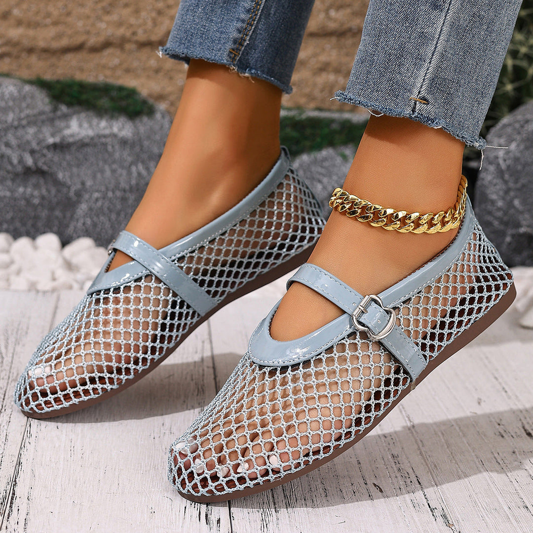 Damen Netzschuhe mit elegantem Riemen Echoarchiv