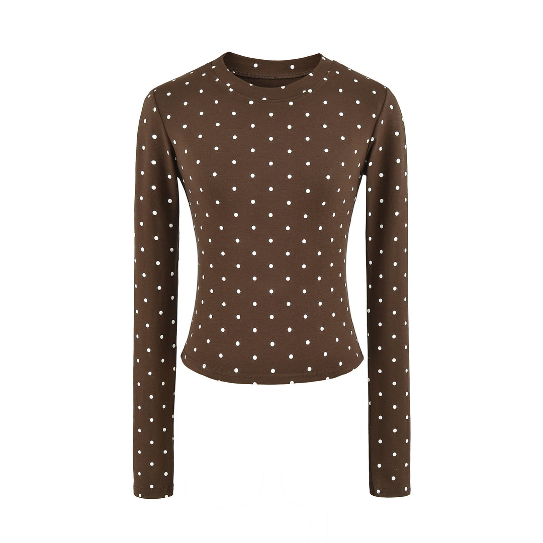 Damen Zweiteiliges Stretch-Jersey Lounge-Set mit Cropped Longsleeve und High‑Waist Schlaghose Echoarchiv