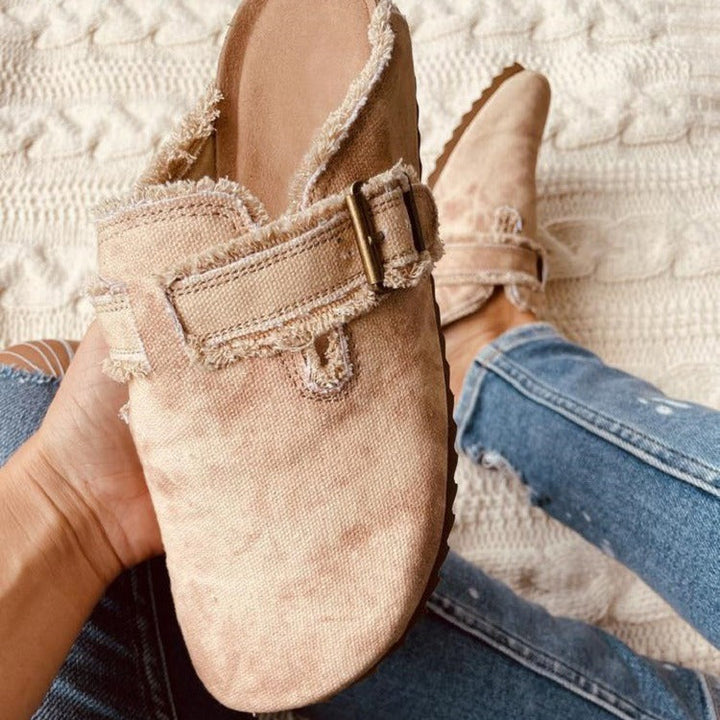 Damen Clogs mit lässigem Camouflage-Design und weichem Fußbett Echoarchiv