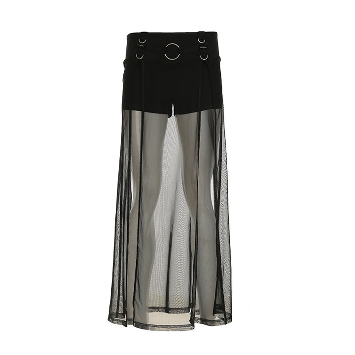 Damen Schicker Maxi-Rock mit Rüschendetails und floralen Mustern Echo Archiv