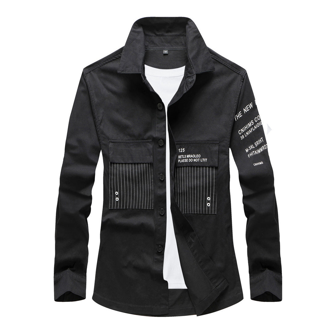 Herren Modische Utility-Hemdjacke Echo Archiv