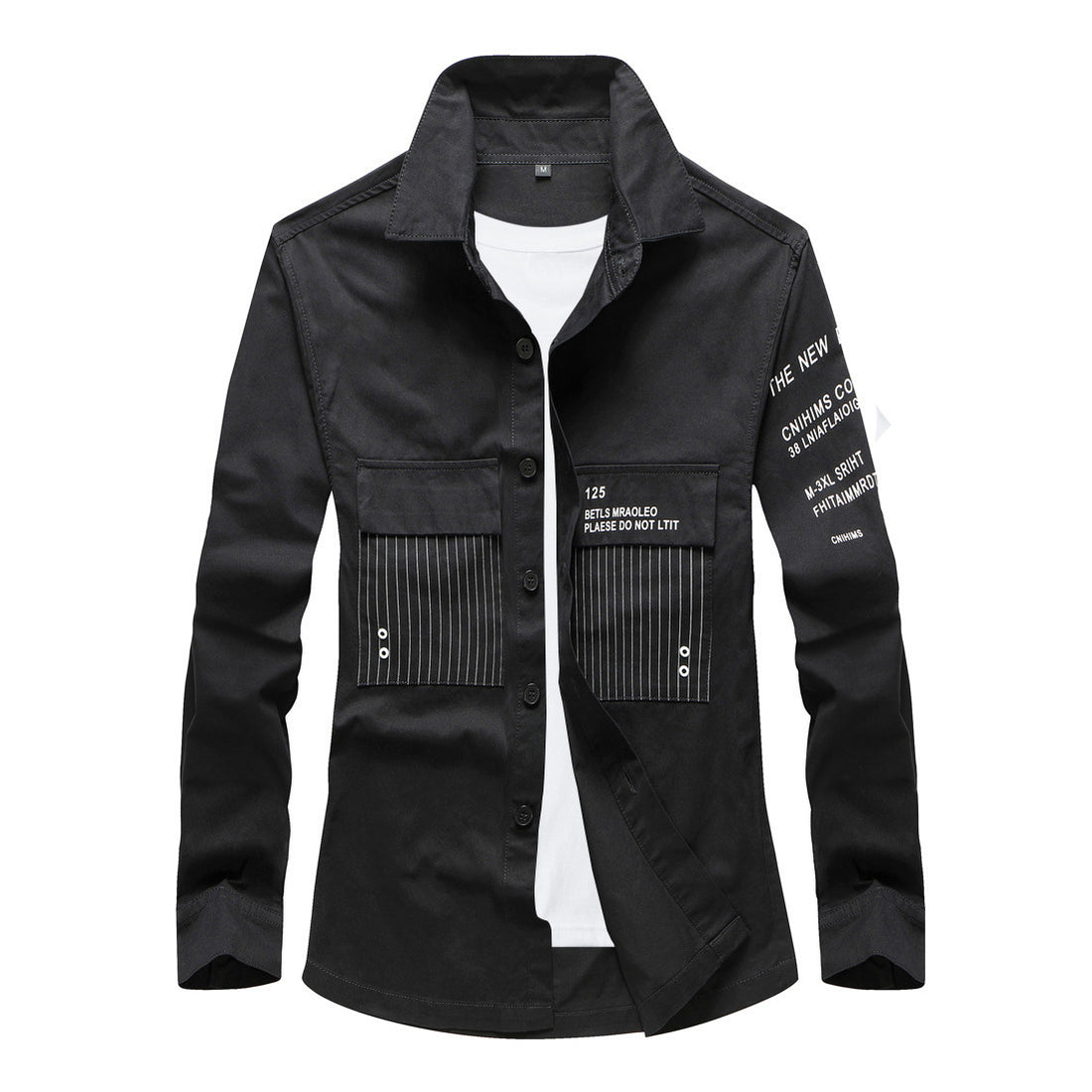 Herren Modische Utility-Hemdjacke Echo Archiv