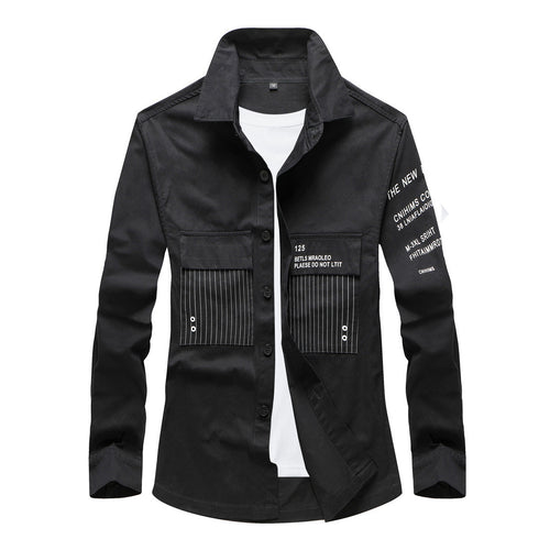 Herren Modische Utility-Hemdjacke Echo Archiv
