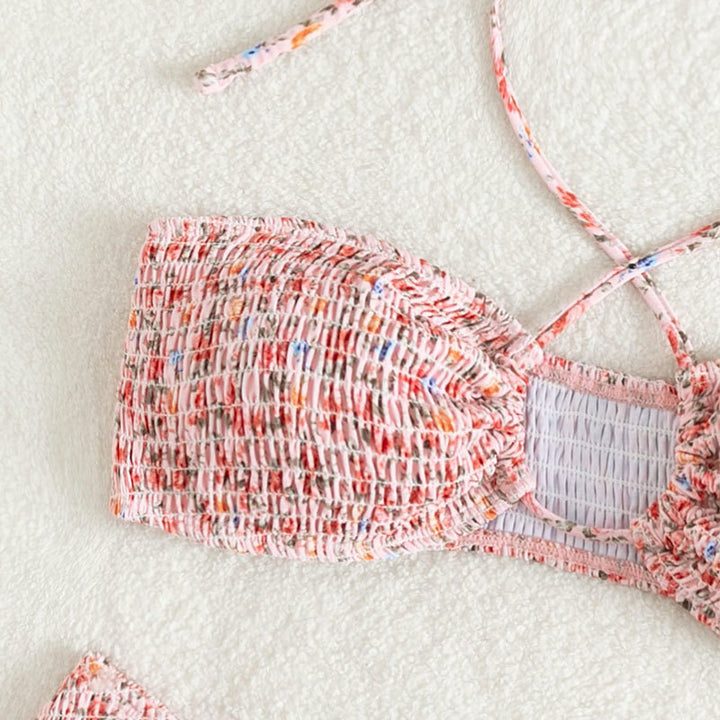 Damen Bandeau-Bikini mit raffinierten Schnürdetails Echo Archiv