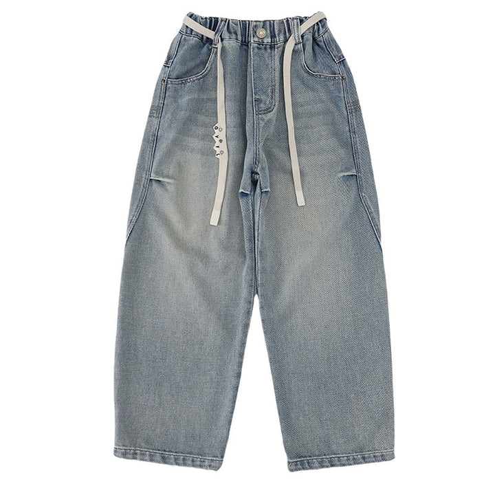 Unisex weite Baggy-Jeans mit einzigartigen Applikationen Echo Archiv