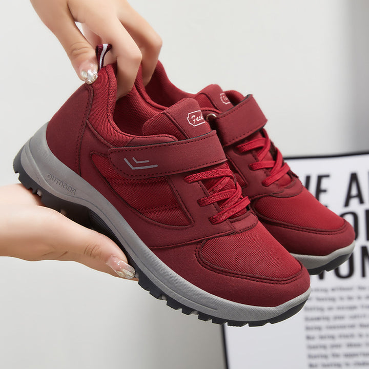Herren nan robuste Outdoor-Sneaker mit Klettverschluss, atmungsaktivem Strickoberteil und profilierter rutschfester Sohle Echo Archiv
