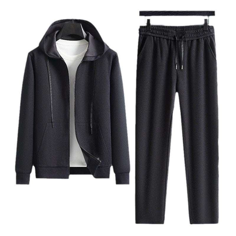Herren sportliches Sweatset mit Kapuze und elastischem Bund Echoarchiv