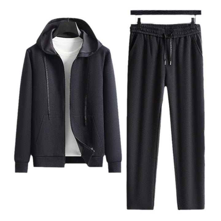 Herren sportliches Sweatset mit Kapuze und elastischem Bund Echoarchiv