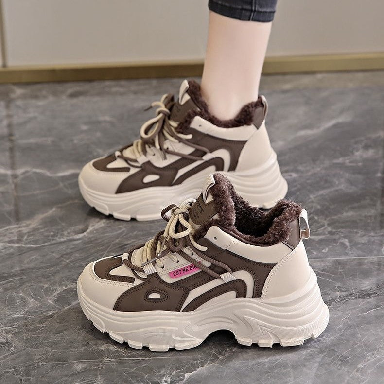 Damen Winterliche Sneaker mit warmem Futter und rutschfester Sohle Echo Archiv