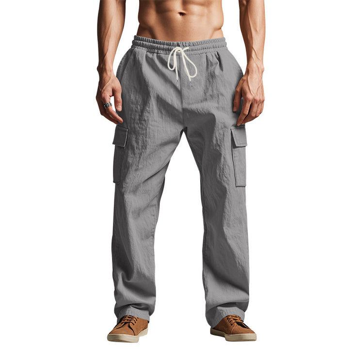 Herren Cargo-Hose mit elastischem Bund und seitlichen Taschen Echoarchiv