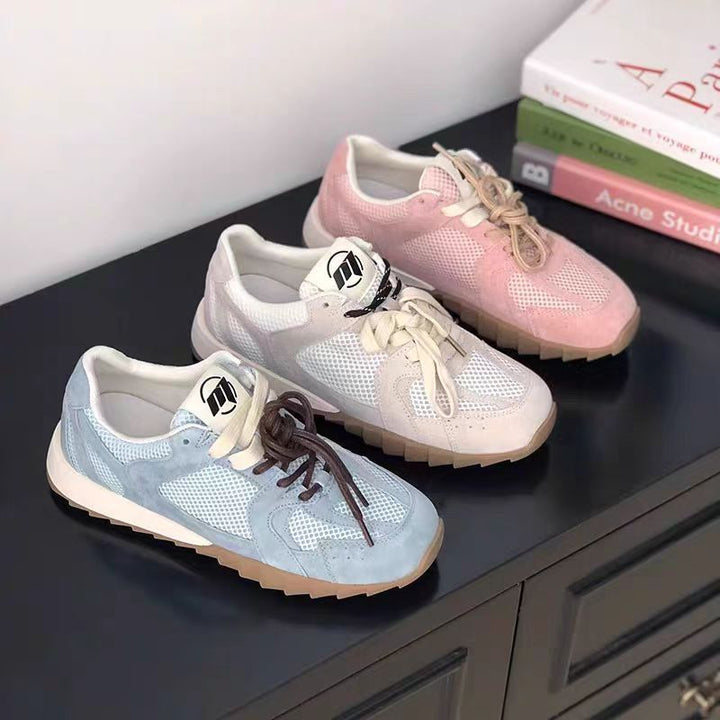 Damen Sportliche Sneakers mit atmungsaktiver Mesh-Oberfläche und rutschfester Laufsohle Echo Archiv
