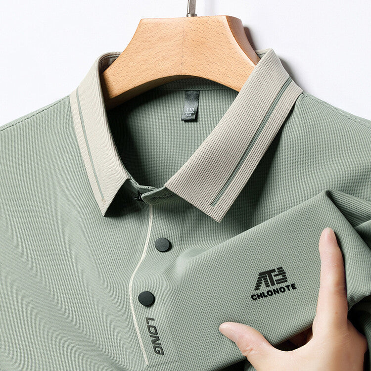 Herren feuchtigkeitsregulierendes Poloshirt mit modernem Kragen Echoarchiv