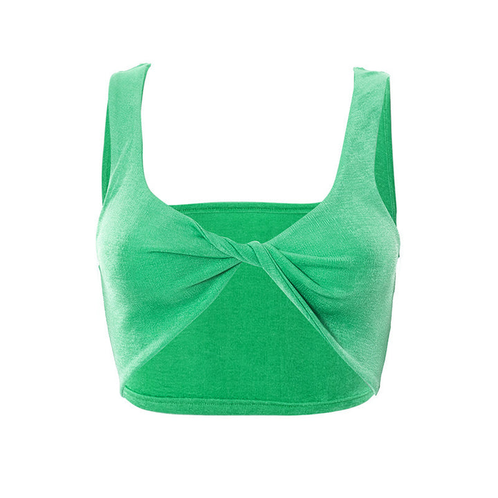 Damen Crop-Top mit trendy Wickeldesign und innovativer Schnittführung Echo Archiv