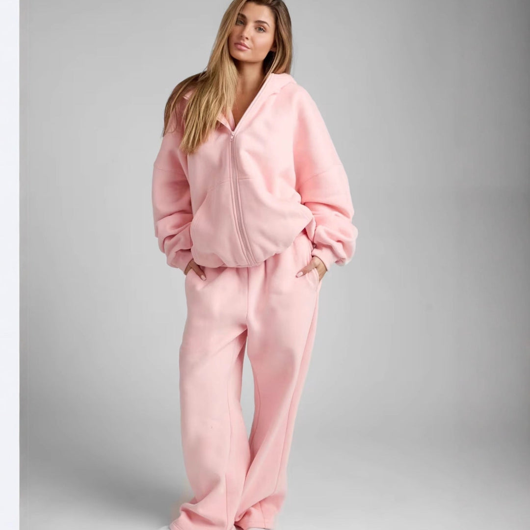 Damen Oversized Kapuzenjacke mit gemütlicher Passform und tiefen Taschen Echoarchiv