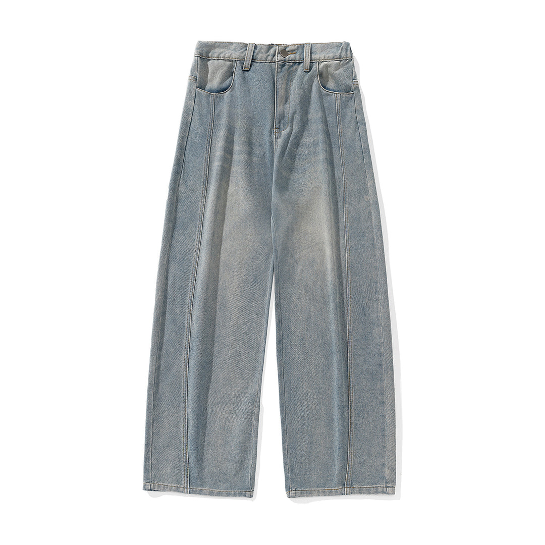 Damen Palazzo-Jeans mit hoher Taille, markanter Mittelnaht und weitem Bein Echo Archiv