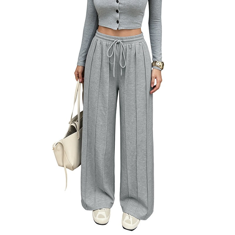 Damen Weite Palazzo-Hose mit Taillenkordel Echo Archiv